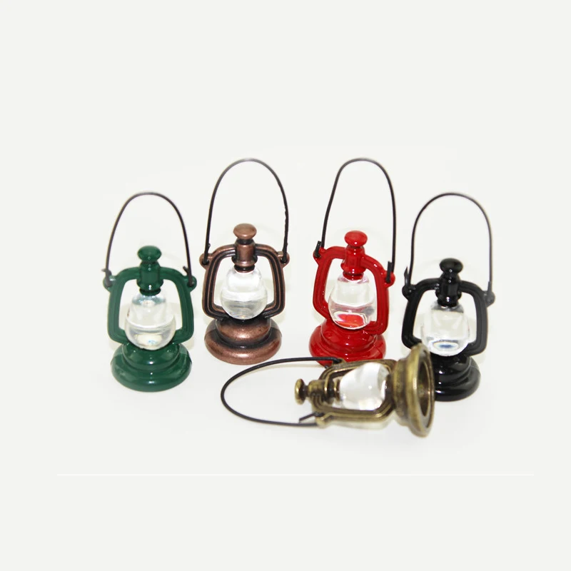 Миниатюрный Кукольный домик сделай сам 1:12 мини лампа с маслом мебель для