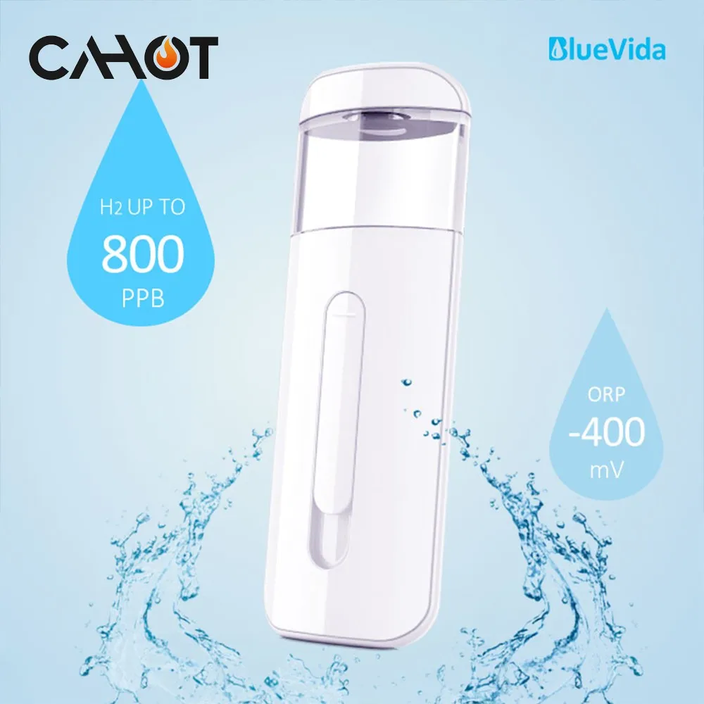 

CAHOT Super Fast up to 800ppb Hydrogen Water Mist,the only hydrogen water diffuser using nanoscaling ultrasonic mist technology