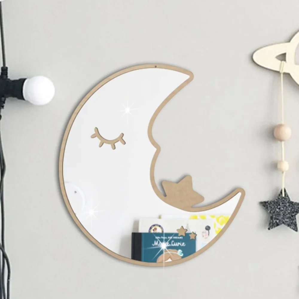 26 5x29 см отделка под дерево трехмерные зеркальные настенные наклейки DIY можно