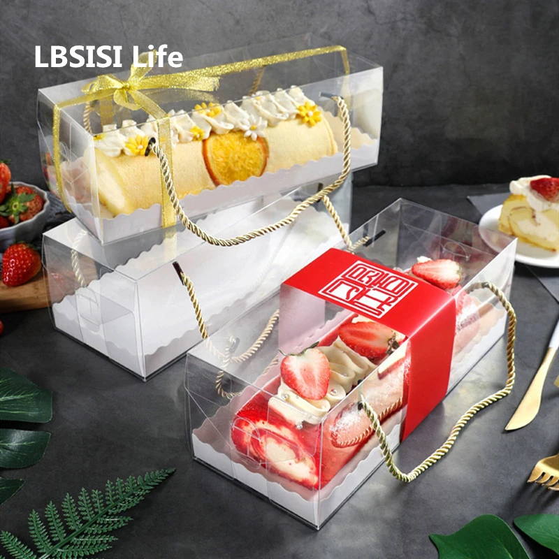 Прозрачная Ручка для торта LBSISI Life 10 шт. украшение вечевечерние пищевая упаковка