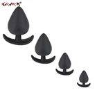 Мягкая силиконовая огромная Анальная пробка с бусинами, Фетиш-массажер простаты, расширитель ануса, мужской расширитель