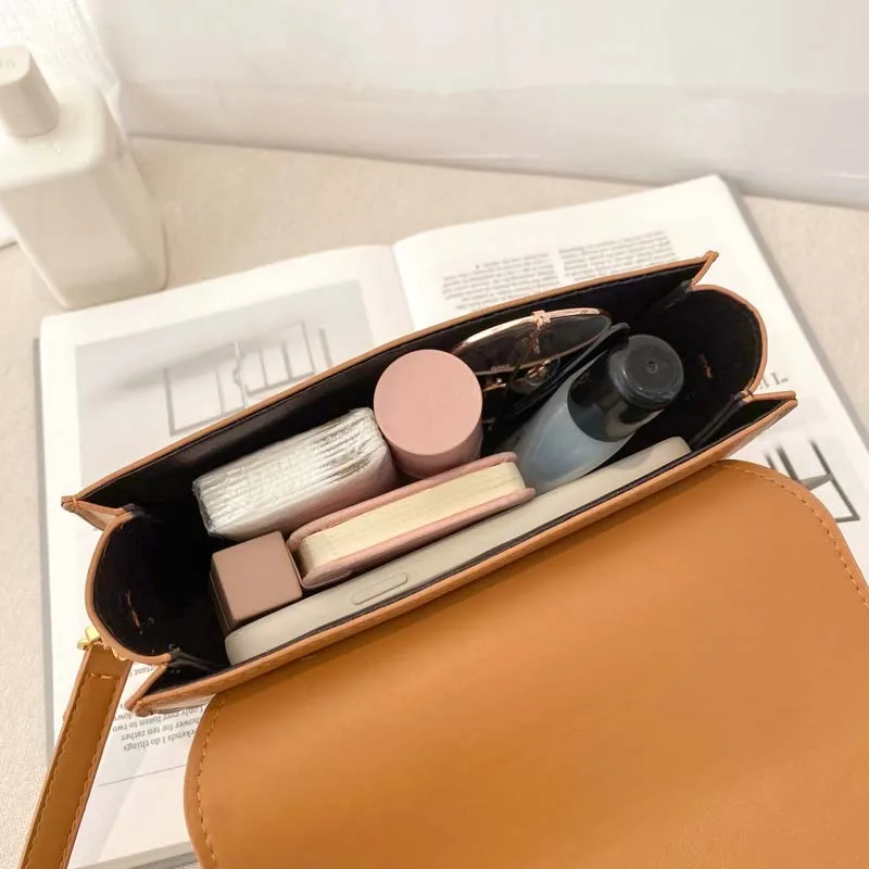 

Luxury PU Leather Clamshell Semicircle Small Bag Women's Pure Color Crossbody Bags Ladies Quality Elegant Shoulder Handbags Sac