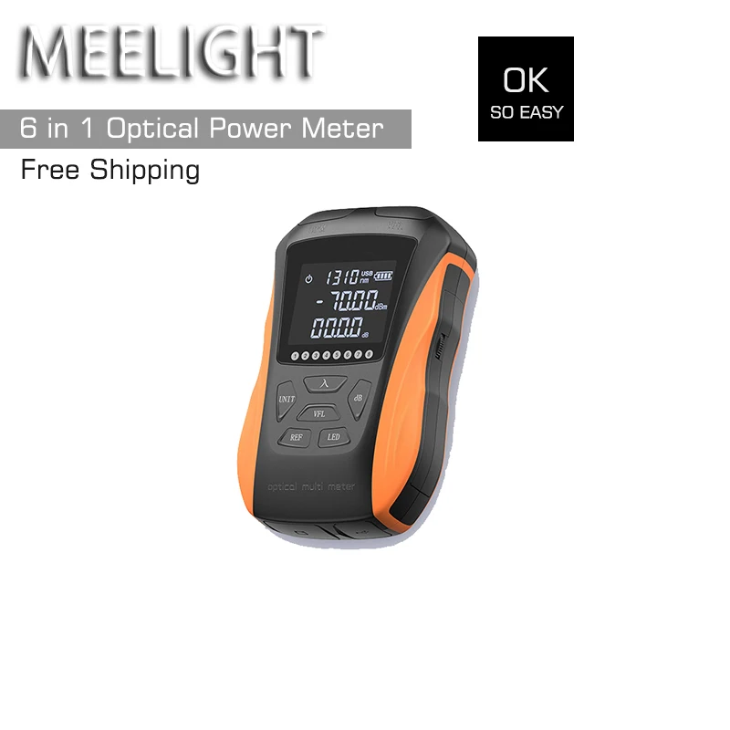 2020 Новая оптическая Мощность метра красная лазерная 6 в 1 высокой точности мини