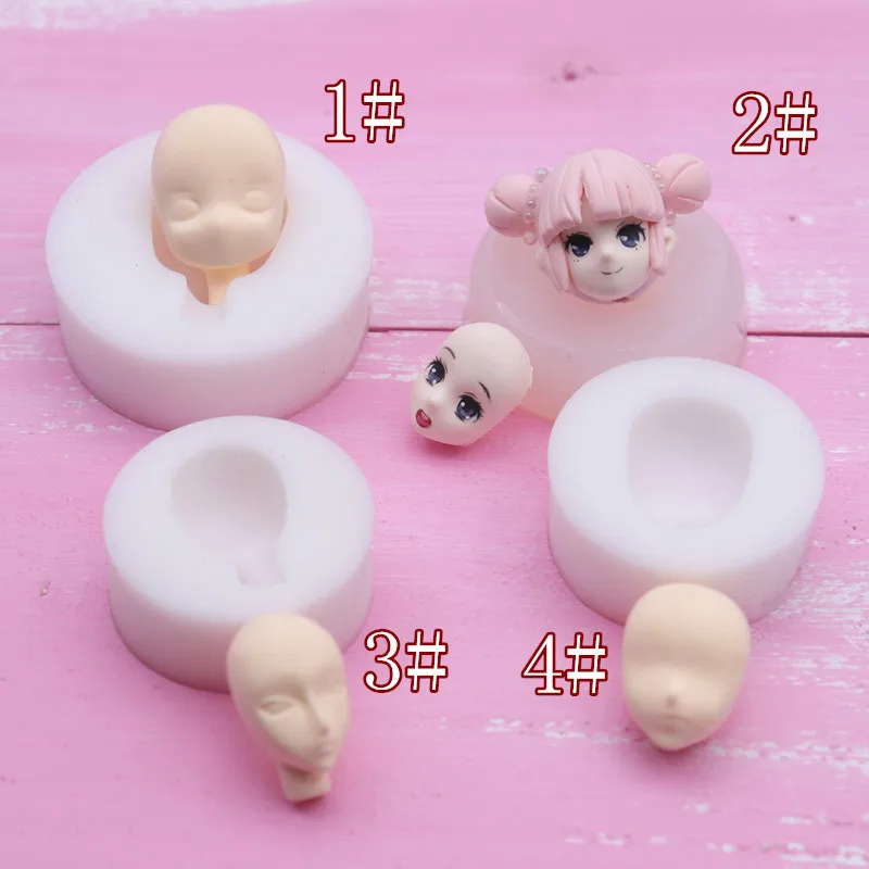 

Ultra Light Clay Mini Silicone Clay Face Mask Silicone Face Mask Mold Mini Loli Face Soft Pottery Silicone Face Mask