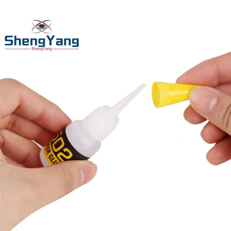 1Pcs Instant Quick-drying Cyanoacrylate Adhesive Strong Bond Fast Leather Rubber Metal 8g Office Supplies 502 Super Glue | Электронные