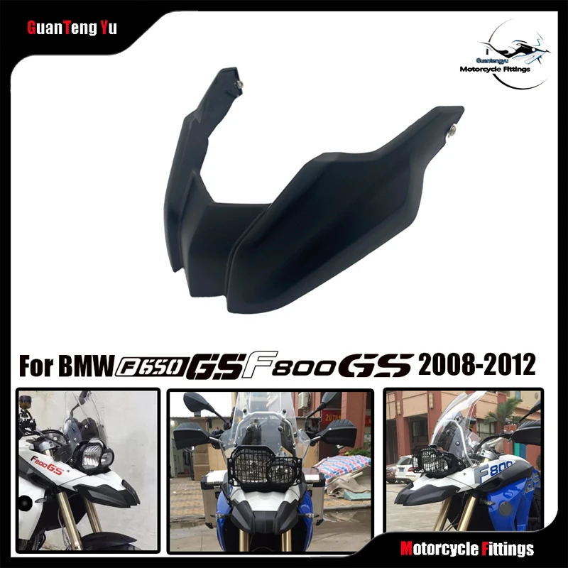 Extensión de carenado frontal para motocicleta, extensión de cubierta protectora para BMW F800GS, F800, F650, F650GS, F800GS, 2008-2012