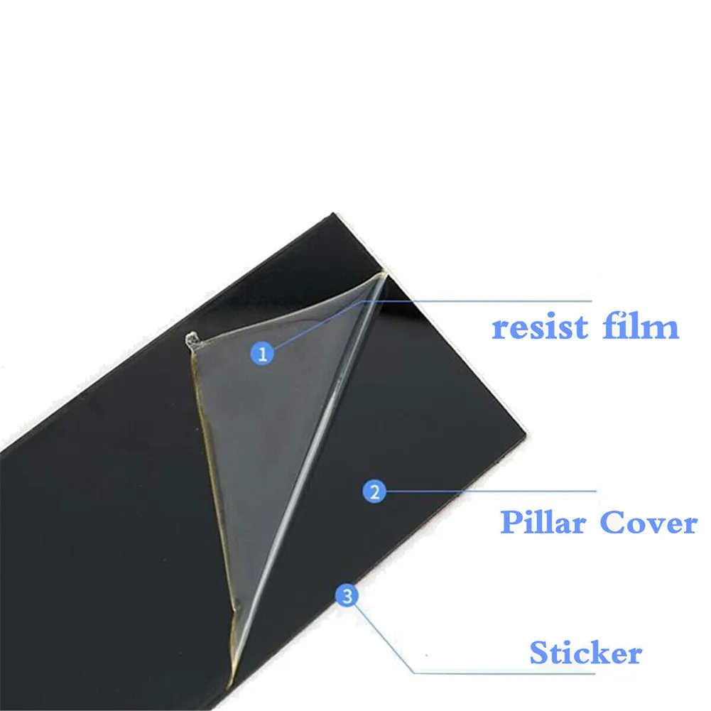 

Accessories Pillar Posts Door Trim Fit For Hyundai Sonata PC Plastic Stickers
