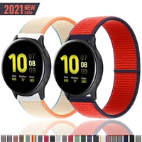 20mm 22mm nylon band for samsung galaxy watch active 2 strap 40mm 44mm active correa watchband bracelet for huami amazfit bip
