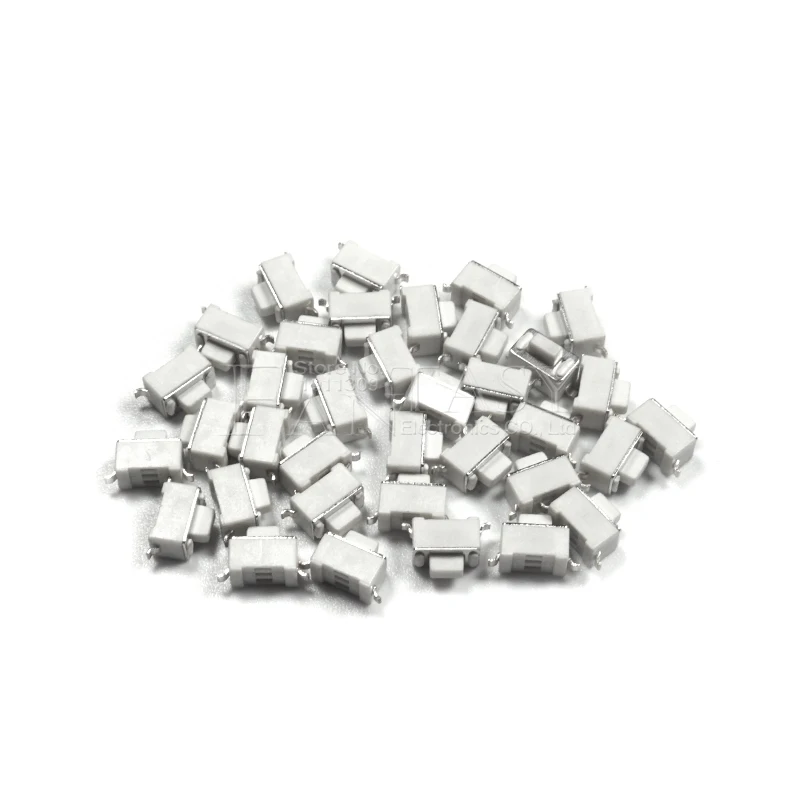 100 шт. 3*6*5 мм 2pin SMD тактный Переключатель кнопочный Белый Кнопочный сенсорный