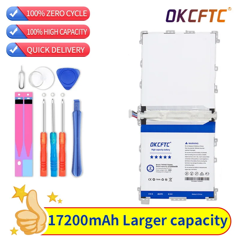 

Настольный аккумулятор T9500U T9500K 17200 мАч для Samsung Galaxy Note Pro 12,2 SM P900 P901 P905 T9500C T9500E