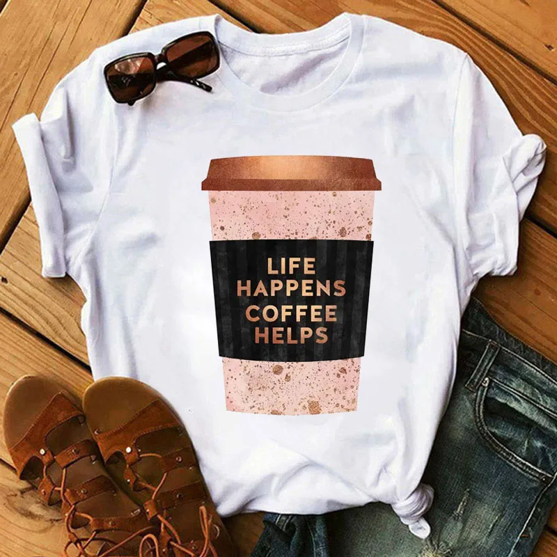 

Funny Graphic Tee Shirts Women Harajuku T-shirts Tops Women Fashion T Shirt Geometric Pineapple Printed Tops Female Summer Cute