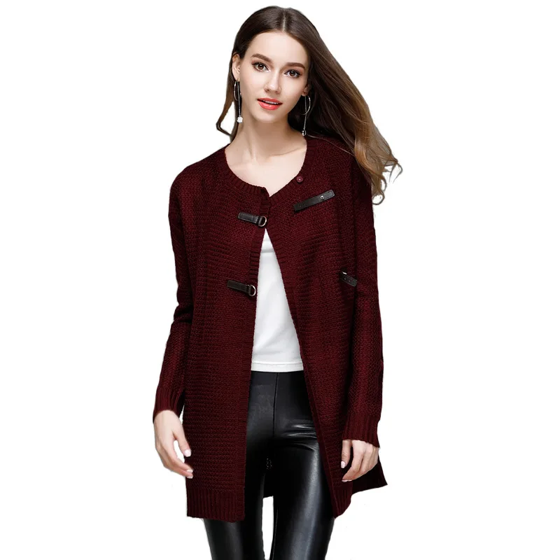 

Womens Autumn Winter Warm Sweaters Luxury Fashion Bohemian Clothing 2021 New Casual Sweet Elegant Clothes Cotton Knit Cardigan