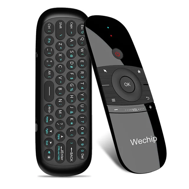 Беспроводная клавиатура Wechip W1 2 4G мини пульт дистанционного управления для Android Tv