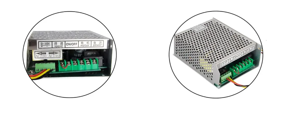 500W luftgekühlter Spindelmotor DC CNC0.5kw шпинделя ER11 Fräsmotor 110V 220V Schaltnetzteil 52MMDIY Стил Гарнер