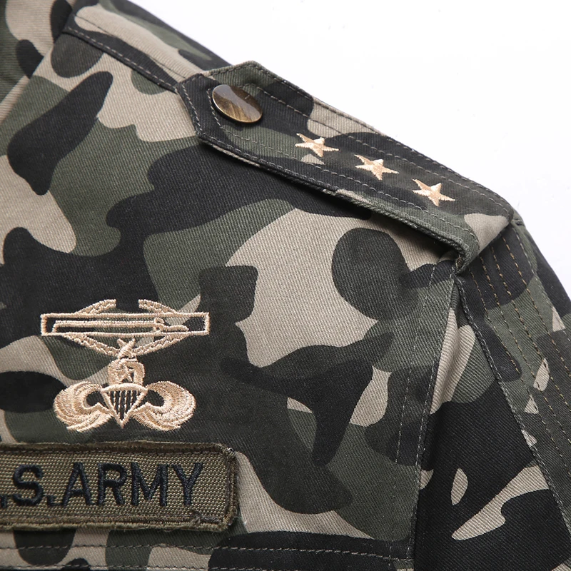 Куртка в стиле милитари для мужчин 2019 зимняя камуфляжная куртка мужская