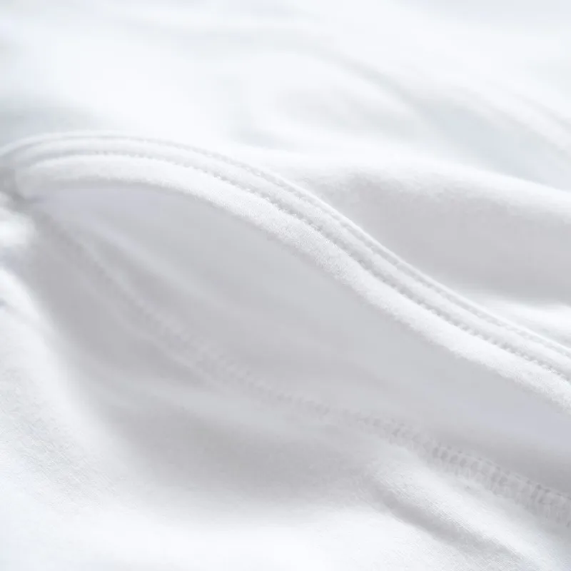 THREEGUN Lycra Cotton Long Johns Мужская круглая шея Термическое нижнее белье Дышащая зимняя одежда Мужские бесшовные теплые доны Плюс Размер