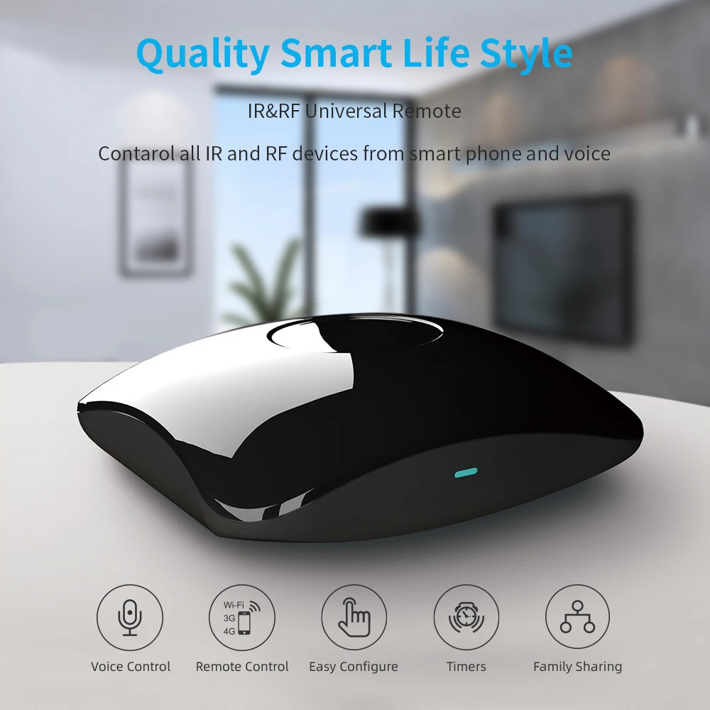 Broadlink RM4/RM Pro RM4C MINI Bestcon IR + RF 4G Умный домашний пульт дистанционного управления wifi