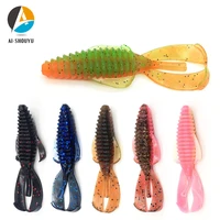 ai shouyu new soft silicone shrimp shaped crankbait fishing lure set 8cm12cm wobbler worm bass artificial fishing tackle