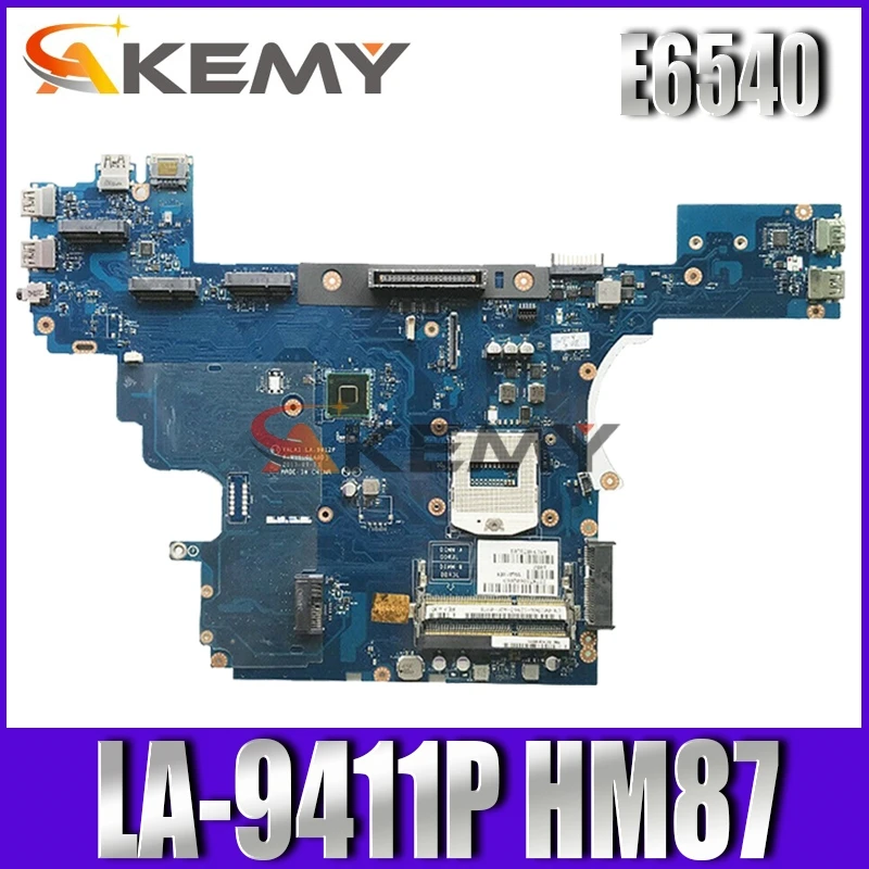 LA-9412P motherboard High quality For E6540 Laptop motherboard CN-00C96W 00C96W 0C96W VALA1 LA-9412P E6540 mainboard 100% Tested