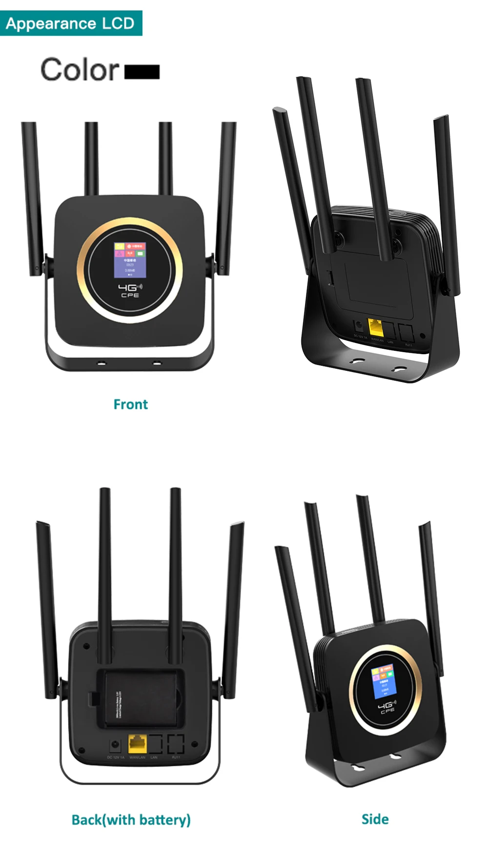 TIANJIE CPE904 роутер 4g sim карта 4G wifi роутер Точка доступа 4G LTE модем 3000mah аккумулятор Карманный wifi модем CPE 4g wifi CPE роутер
