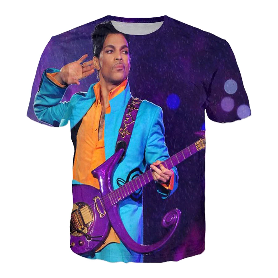 

Повседневная Верхняя одежда с 3d персонажами мультфильмов, футболка, уличная одежда, принц, фиолетовая женская футболка, Летние Стильные топ...