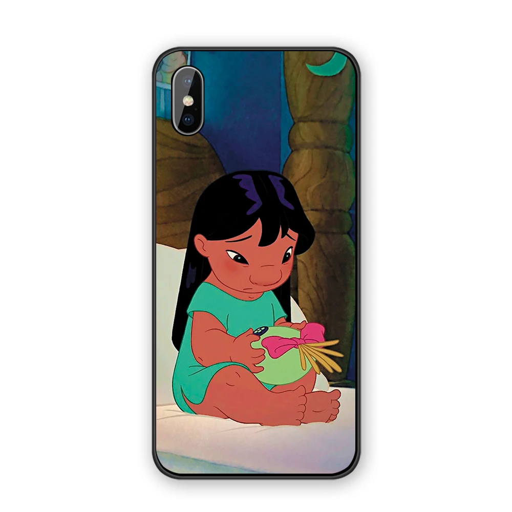Прекрасный чехол для телефона Disneys Stitch, Силиконовые Мягкие Мультяшные из ТПУ для Iphone X XS MAX 5 5S 6 6S 7 8 Plus 11 11Pro Max - Цвет: 12067