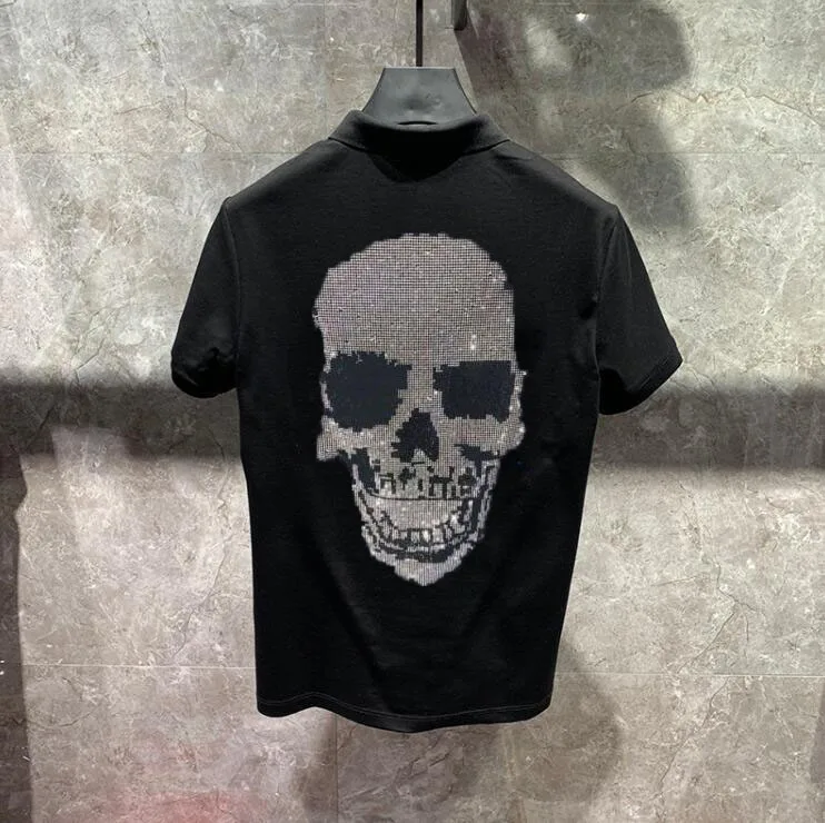 

Short Sleeve tops Casual Hot drill Color clothes summer male Diamond stone Polo Shirt Brands Male