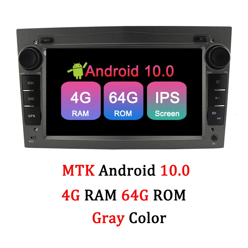 4G 64G IPS Gray Автомобильный мультимедийный плеер AUTOTOP Opel Android 2 Din Android 9,0 Opel DVD gps для Astra Meriva Vectra Antara Zafira Corsa Vauxhall - Цвет: 4G 64G IPS Gray