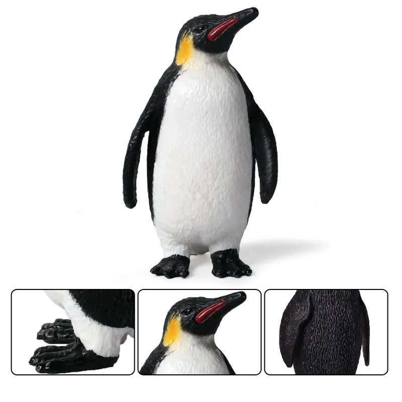 

Hot DIY Penguin Multiple Modeling Animal Figure Collectible Toys Penguin Animal Action Figures PVC Plastic Toy for children Gift
