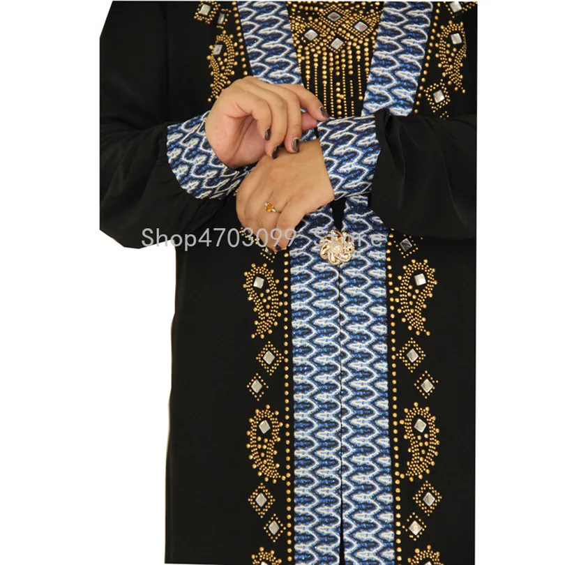 Модное арабское мусульманское платье абайя мусульманская одежда для женщин