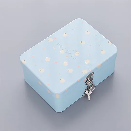 Железный органайзер для макияжа с замком вместительный косметики помады лака