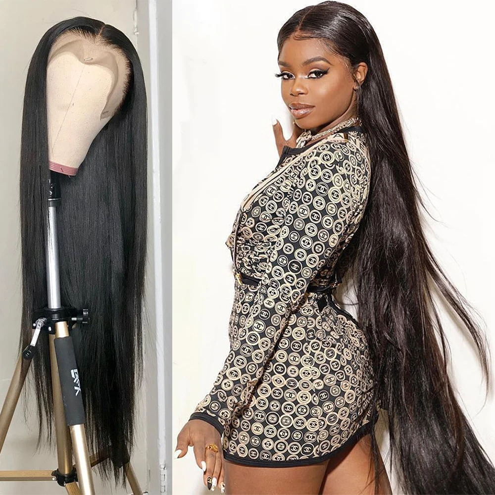 Парики из натуральных волос на фронтальной части 13х4 прямые Hd фронтальные 28 30