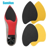 1pair 2types insole wear resistant tendon rubber sole non slip stickers high heels forefoot anti skid sole anti slip pad unisex