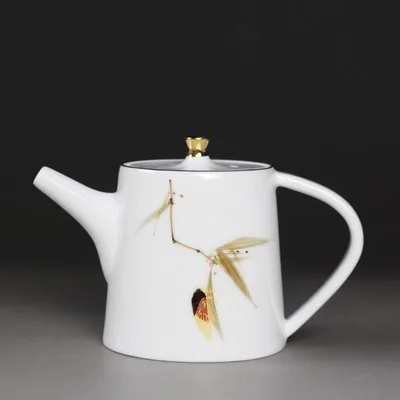 Керамический чайник Цзиндэчжэнь фарфоровый горшок с овечьим жиром домашний