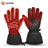 savior winter ski heated gloves men women rechargeable electric battery heating gloves for mortorcycle riding hiking hunting s15