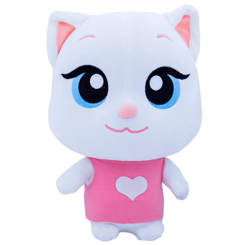 Plush Angela 26cm Мягкая Плюшевая кошка милые игрушки Анжела Кот говорящий том и друзья мягкое плюшевое животное, куклы Рождественский подарок на день рождения для детей - Цвет: Plush Angela 26cm