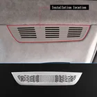 Для BMW серий 7 F01 F02 F03 F04 09-14 автомобильный Стайлинг алюминиевый сплав серебряная крышка автомобильного микрофона на крышу отделка стикер автомобильные аксессуары