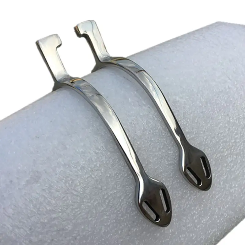 Enghlish Нержавеющая сталь ездовые Шпоры лошадь автоматическом оборудовании, 3 см квадратный вырез шпоры