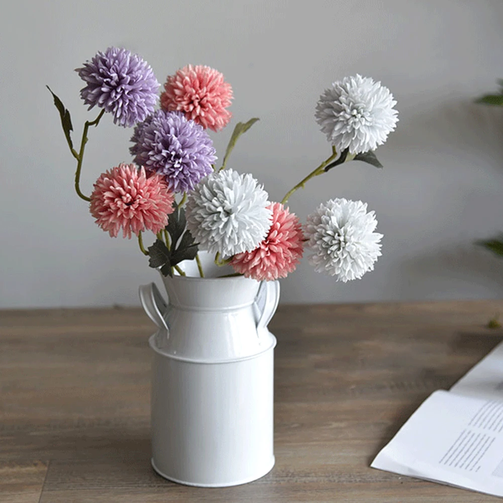 С ручкой для балкона настольный домашний декор ведро цветов поделка молока