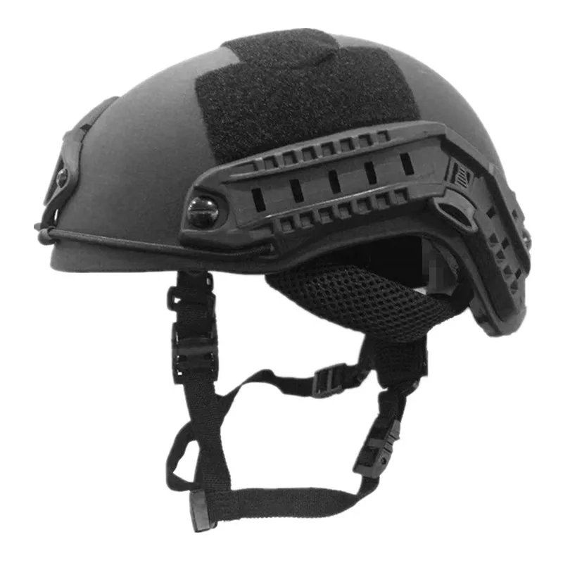 

Iso Certified Deluxe Worm Dial Nij Level Iiia Fast High Cut Bulletproof Ballistic Helmet With 5 Yrs Warranty
