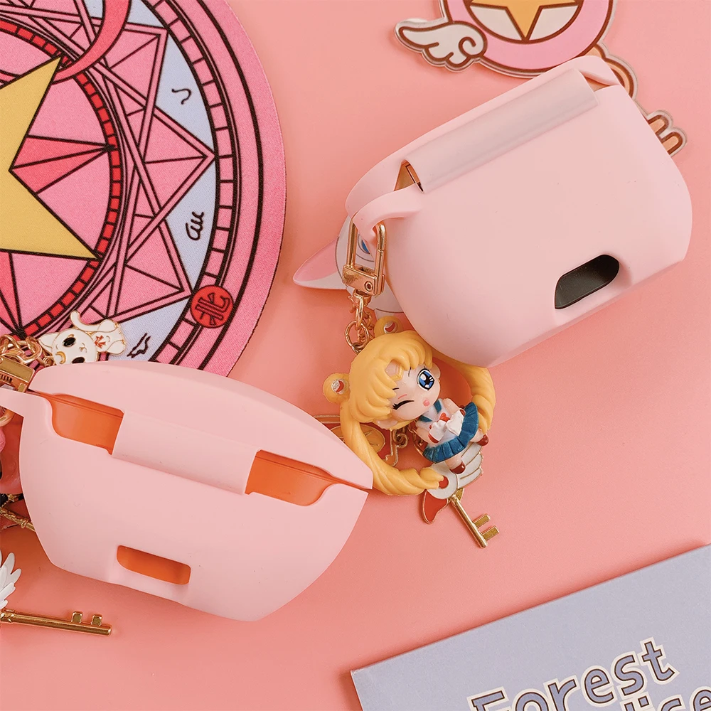 

Cute Girls Earphone Cover for Sony WF-1000XM3 Case for WF-SP800N for WF-H800 Case TWS Wireless Bluetooth Headphone Silicone Case