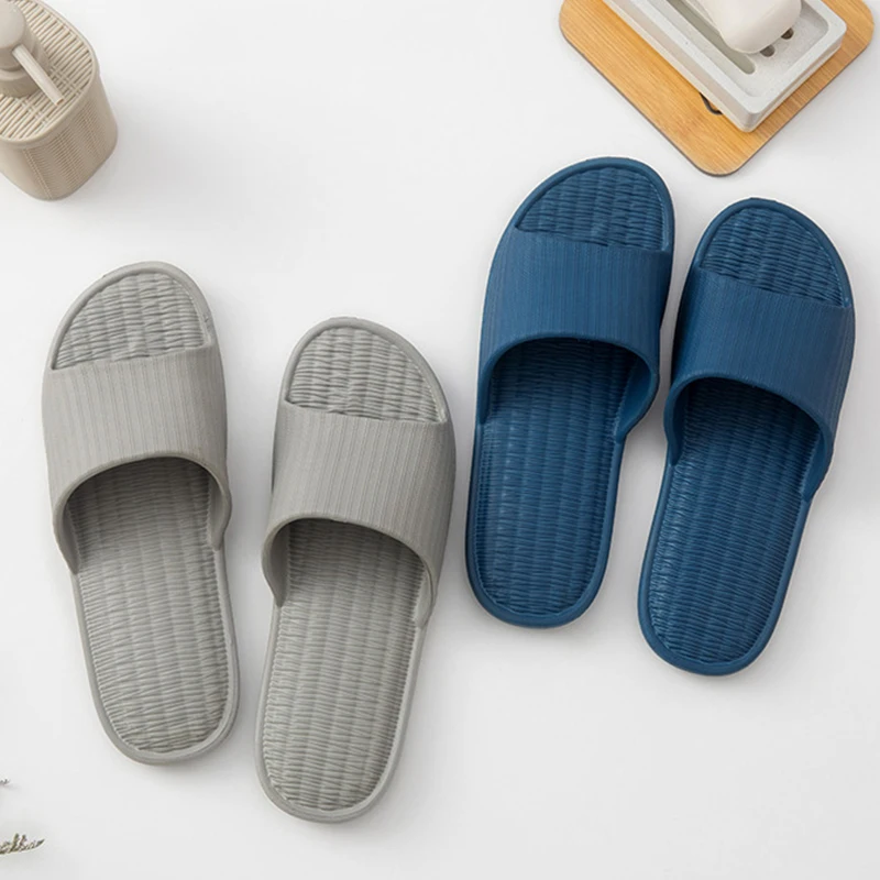 

2021 New Summer Straw Mat Indoor Home Home Shower Bathroom Slipper EVA Deodorant Couple Slipper