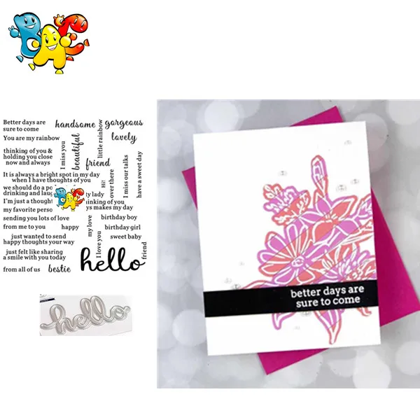 Прозрачные штампы с буквами для скрапбукинга/изготовления карт/рождественские