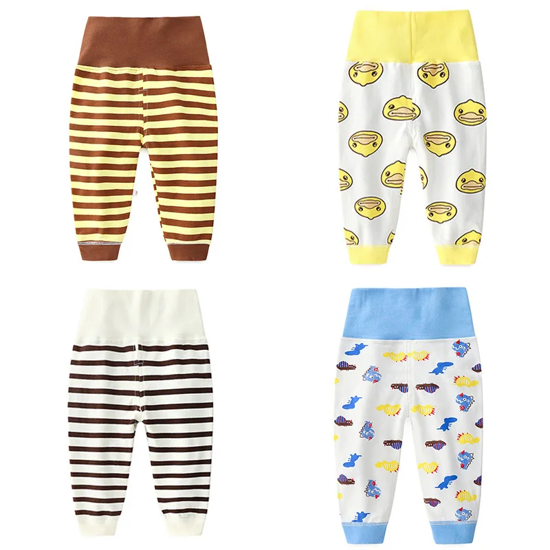 Новинка детская одежда из чистого хлопка термобелье с высокой талией для