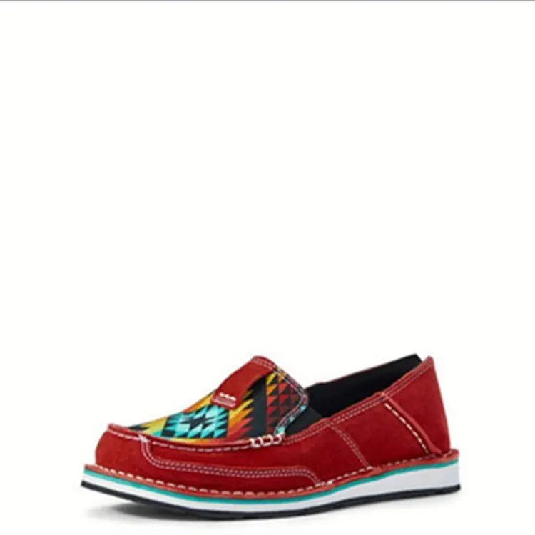 

Women's Single Shoes 35-43 Yards European Leopard Color Round Head Women Flat Heel Single Suede Trendy Women's Shoes