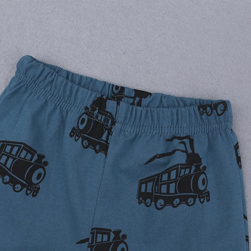 Новинка 2020 Детская Пижама одежда с коротким рукавом для девочек и мальчиков