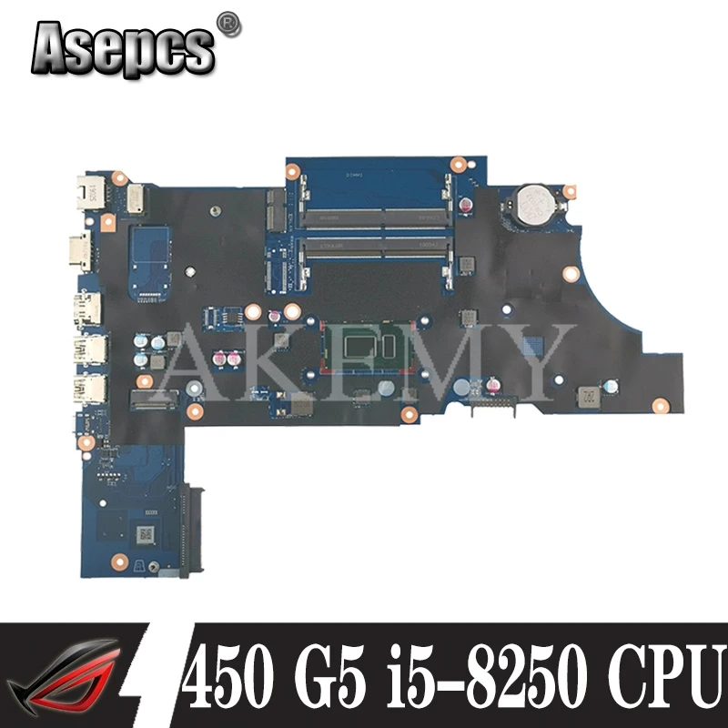 Bestellen For HP ProBook 450 G5 Laptop Motherboard With SR3LA I5-8250u L00825-601 L00825-001 DA0X8CMB6E0 DDR4 MB 100% Tested Fast Ship