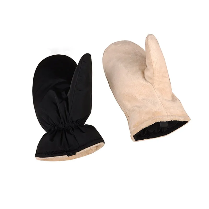 Детские теплые зимние перчатки с наполнением из 100% белого утиного пуха "Brand New", водонепроницаемые, с плотным флисом для лыжных прогулок мальчиков и девочек.