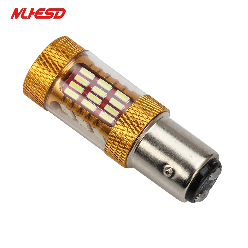 1 сверхъяркая мощная 1157 BAU15S led 30 Вт 1156 60smd 4014 p21w ba15s BAY15D светодиодсветильник лампа