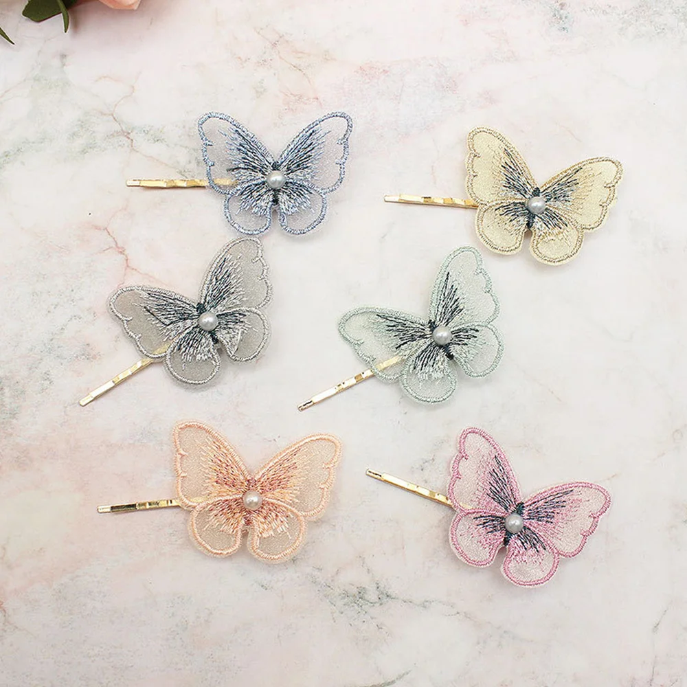 

12Pcs Vintage Hollow Butterflies Barrettes Hair Clips Hair Decor (Mixed Color)